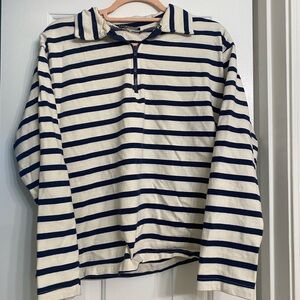 Zara Quarter Zip Long Sleeve Shirt